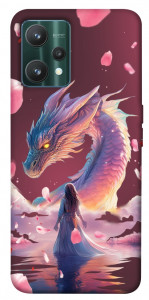 Чехол Girl and dragon для Realme 9 Pro