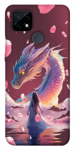 Чохол Girl and dragon для Realme C21