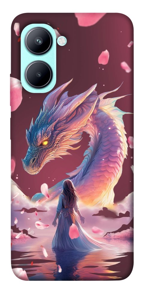 Чохол Girl and dragon для Realme C33