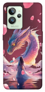 Чохол Girl and dragon для Realme GT2