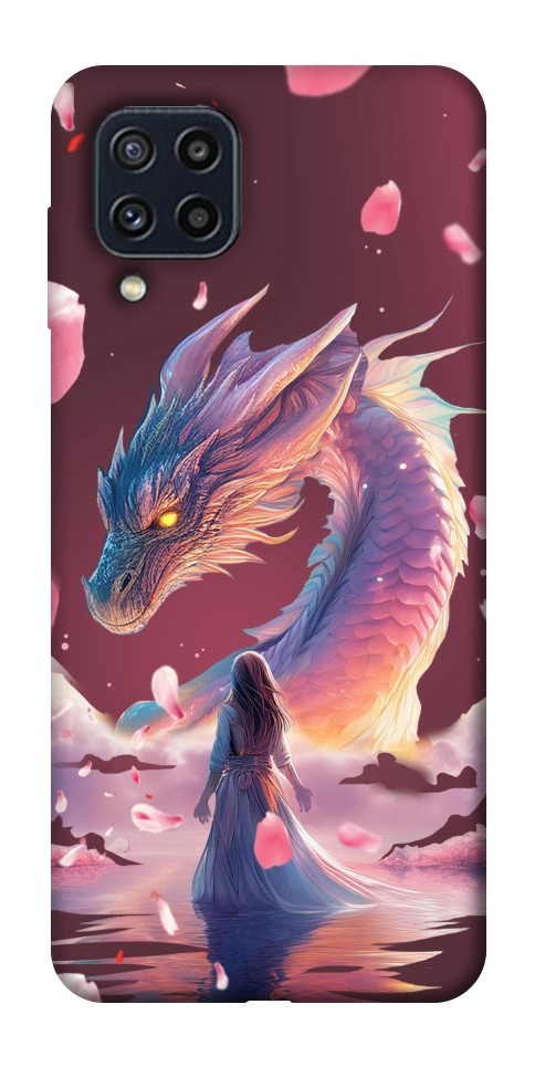 Чохол Girl and dragon для Galaxy M32