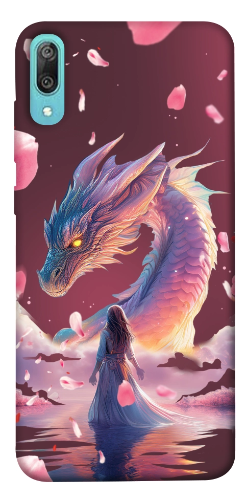 Чохол Girl and dragon для Huawei Y6 Pro (2019)