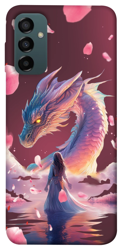 Чохол Girl and dragon для Galaxy M14 5G