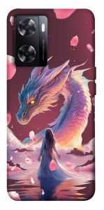 Чохол Girl and dragon для OnePlus Nord N20 SE