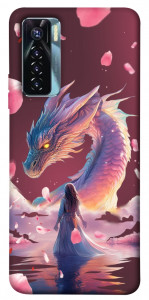 Чохол Girl and dragon для TECNO Camon 17 Pro