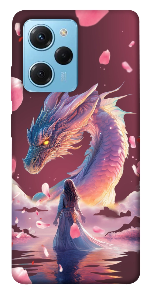 Чохол Girl and dragon для Xiaomi Poco X5 Pro 5G