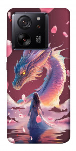 Чехол Girl and dragon для Xiaomi 13T