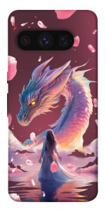 Чохол Girl and dragon для Google Pixel 8 Pro