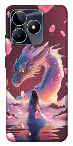 Чохол Girl and dragon для Realme C53