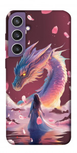 Чохол Girl and dragon для Galaxy S23 FE