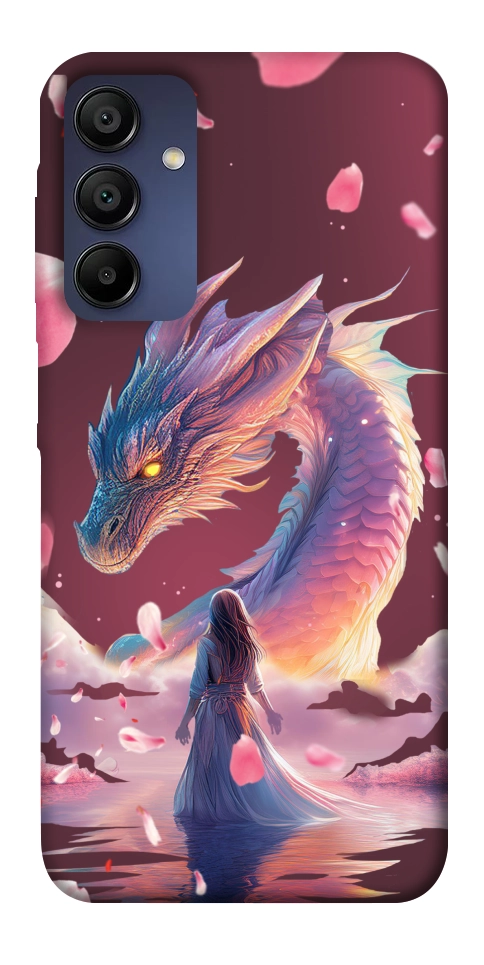 Чохол Girl and dragon для Galaxy A15