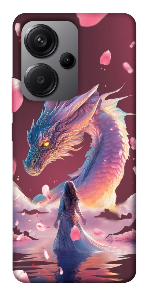 Чохол Girl and dragon для Xiaomi Redmi Note 13 Pro+