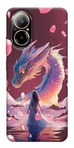 Чехол Girl and dragon для Realme C67 4G