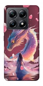 Чохол Girl and dragon для Xiaomi 14T Pro