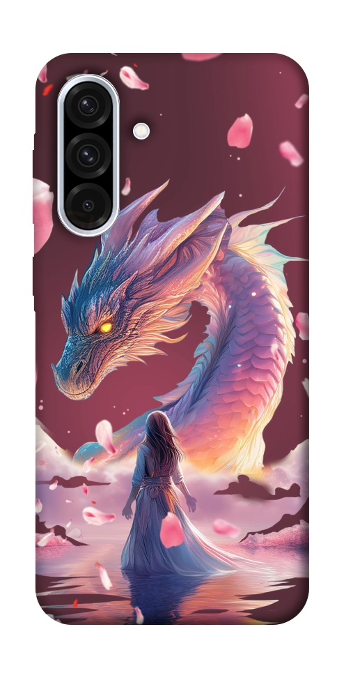 Чохол Girl and dragon для Galaxy A36 5G