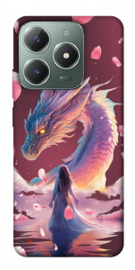 Чохол Girl and dragon для Realme C61