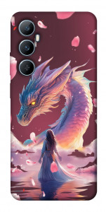 Чохол Girl and dragon для Realme C65 4G