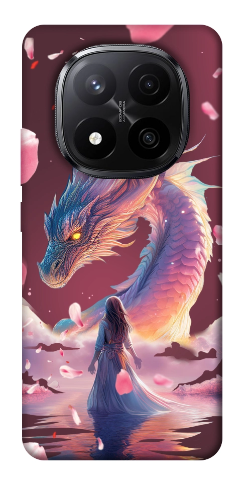 Чехол Girl and dragon для Xiaomi Redmi Note 14 Pro+ 5G