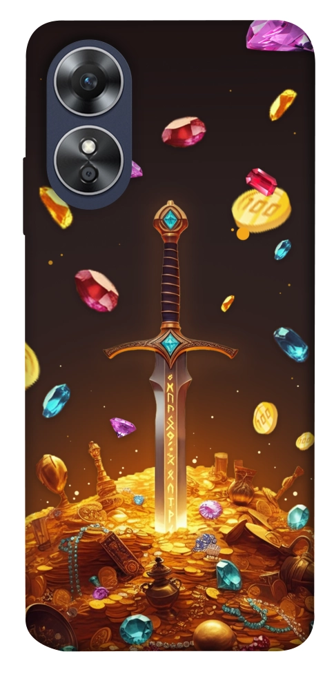 Чехол Gold sword для Oppo A17