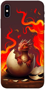 Чехол Fire dragon для iPhone XS