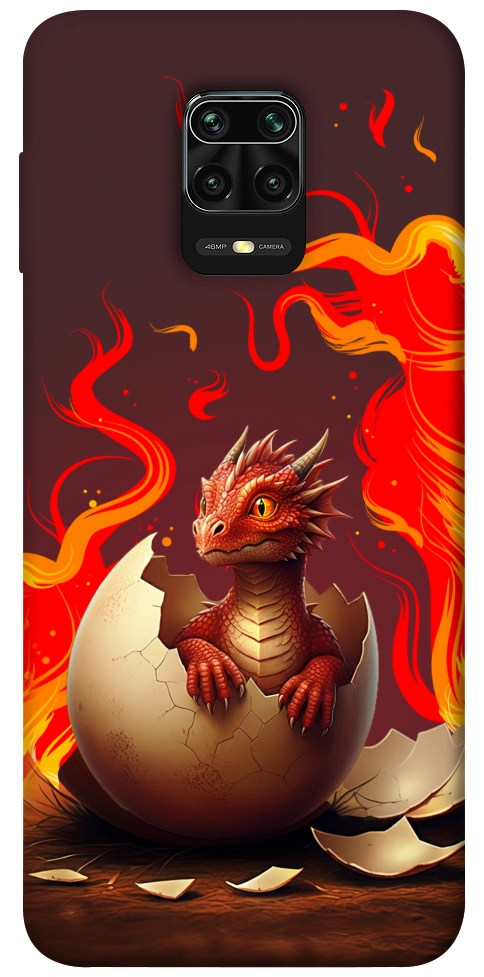 Чехол Fire dragon для Xiaomi Redmi Note 9 Pro