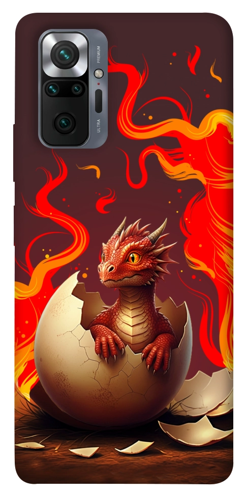 Чехол Fire dragon для Xiaomi Redmi Note 10 Pro