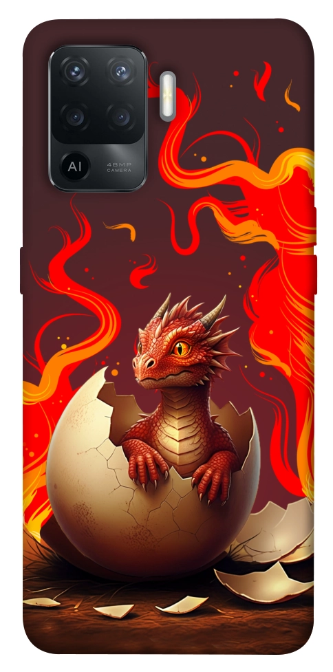 Чехол Fire dragon для Oppo Reno 5 Lite