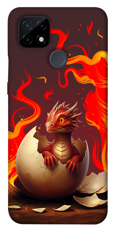 Чехол Fire dragon для Realme C21