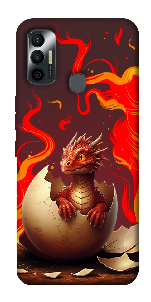 Чохол Fire dragon для TECNO Spark 7