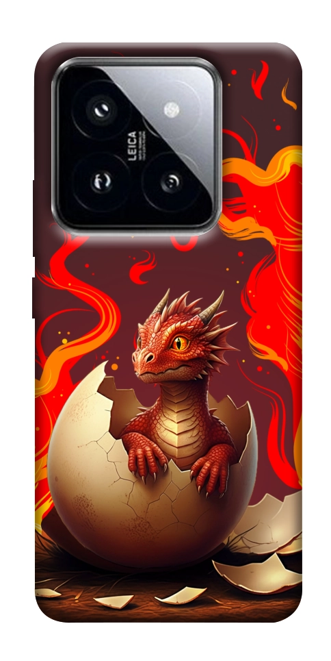 Чехол Fire dragon для Xiaomi 14 Pro