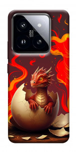 Чехол Fire dragon для Xiaomi 14 Pro