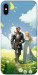 Чехол Fantasy couple для iPhone X