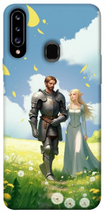 Чохол Fantasy couple для Galaxy A20s (2019)