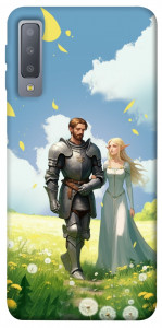 Чехол Fantasy couple для Galaxy A7 (2018)