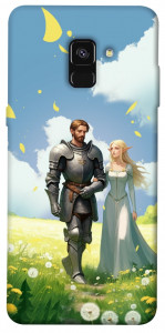 Чехол Fantasy couple для Galaxy A8 (2018)