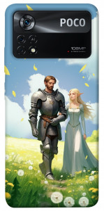 Чехол Fantasy couple для Xiaomi Poco X4 Pro