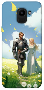 Чехол Fantasy couple для Galaxy J6 (2018)