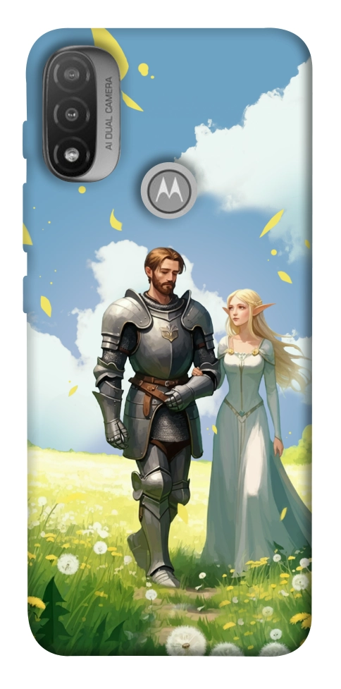 Чехол Fantasy couple для Мotorola Moto E20