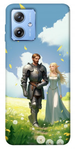 Чехол Fantasy couple для Motorola Moto G84