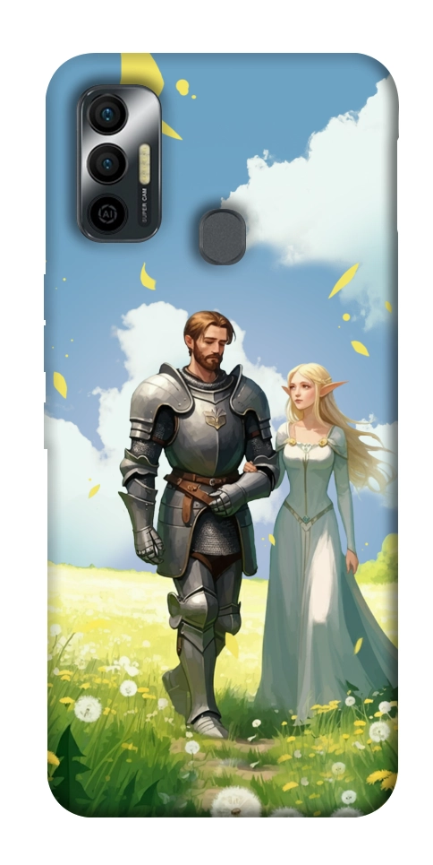 Чехол Fantasy couple для TECNO Spark 7