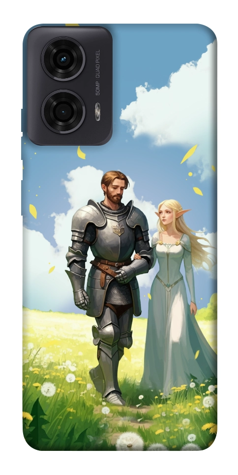 Чехол Fantasy couple для Motorola Moto G24