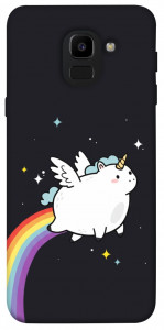 Чехол Fat unicorn для Galaxy J6 (2018)