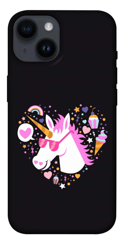 Чехол Cool unicorn для iPhone 14