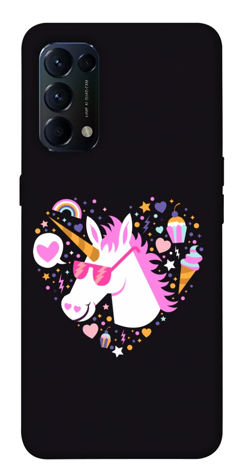 Чохол Cool unicorn для Oppo Reno 5 4G