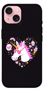 Чохол Cool unicorn для iPhone 15