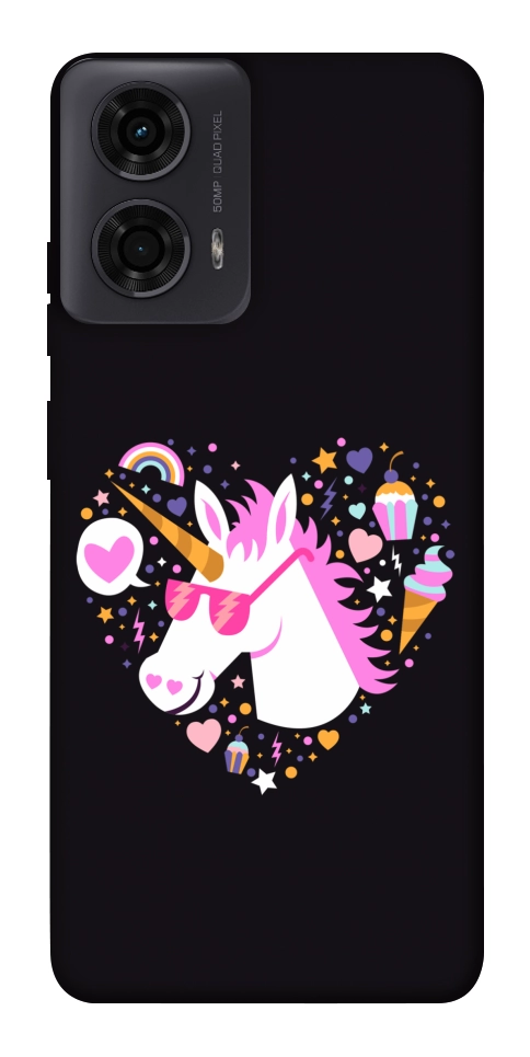 Чехол Cool unicorn для Motorola Moto G24