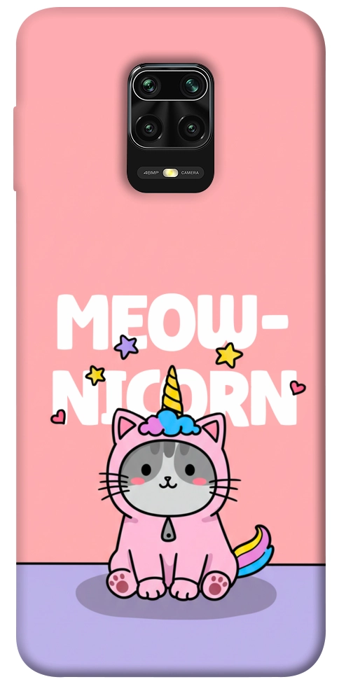 Чехол Cat unicorn для Xiaomi Redmi Note 9 Pro