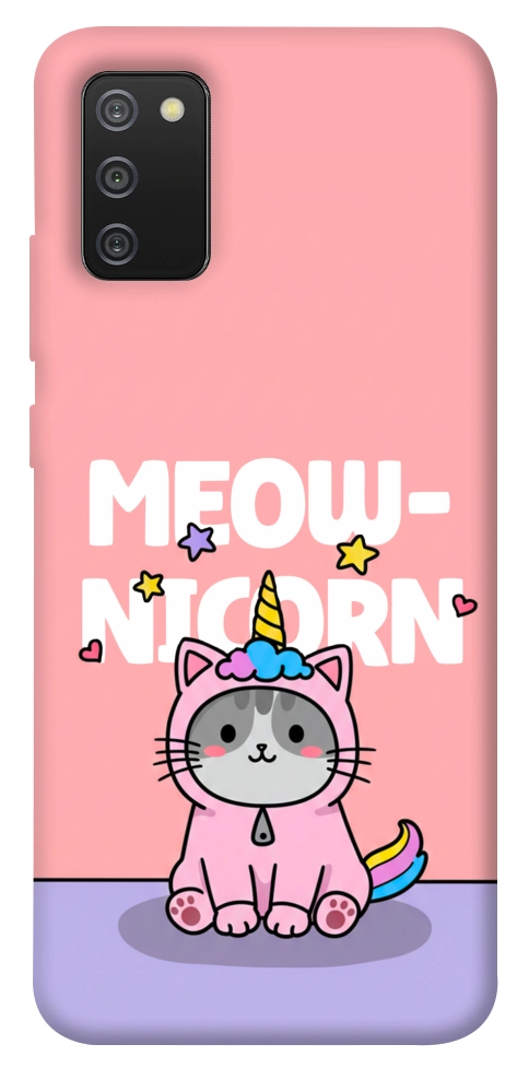 Чехол Cat unicorn для Galaxy A02s