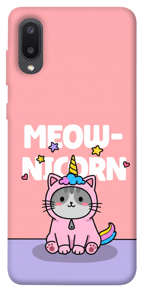 Чохол Cat unicorn для Galaxy A02