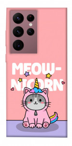 Чехол Cat unicorn для Galaxy S22 Ultra